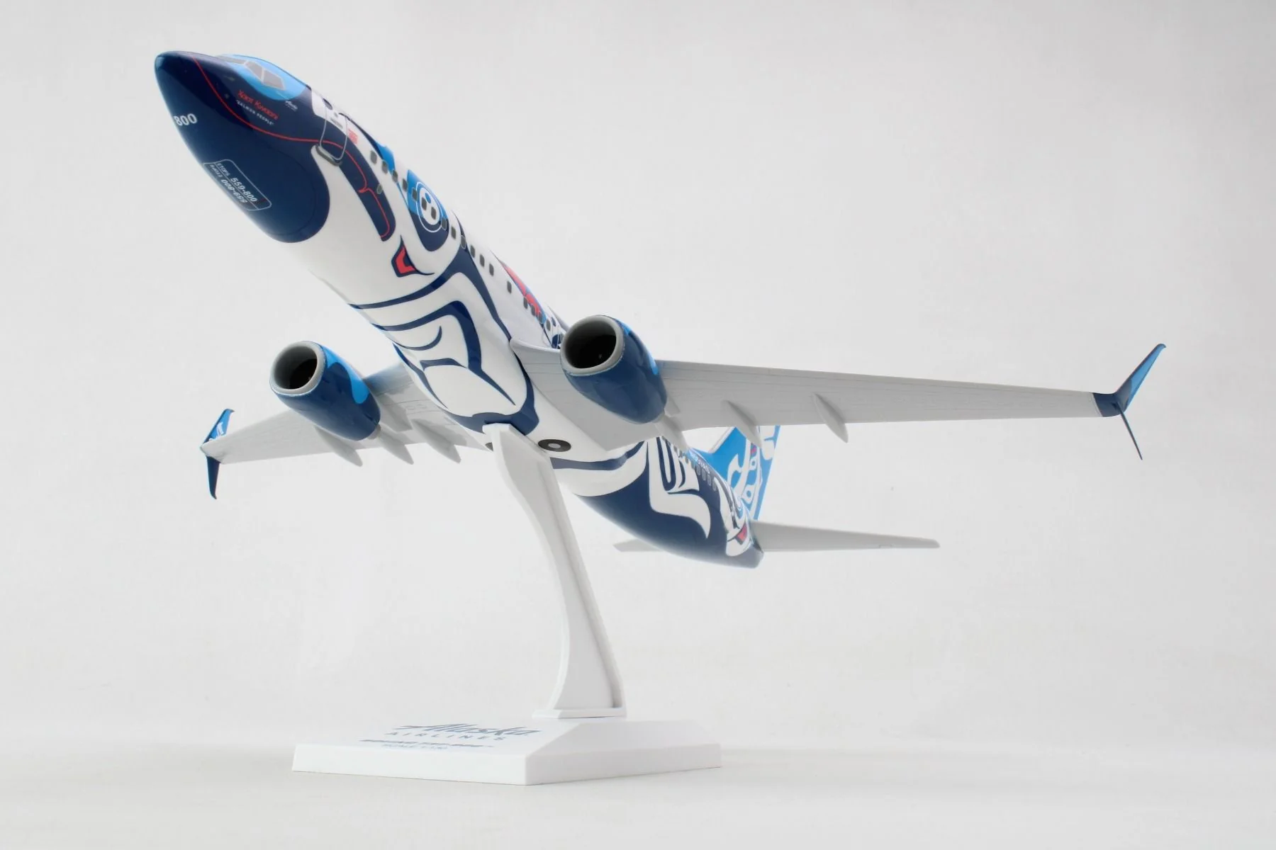 Alaska Airlines Xáat Kwáani (Salmon People) Model Aircraft - Image 3