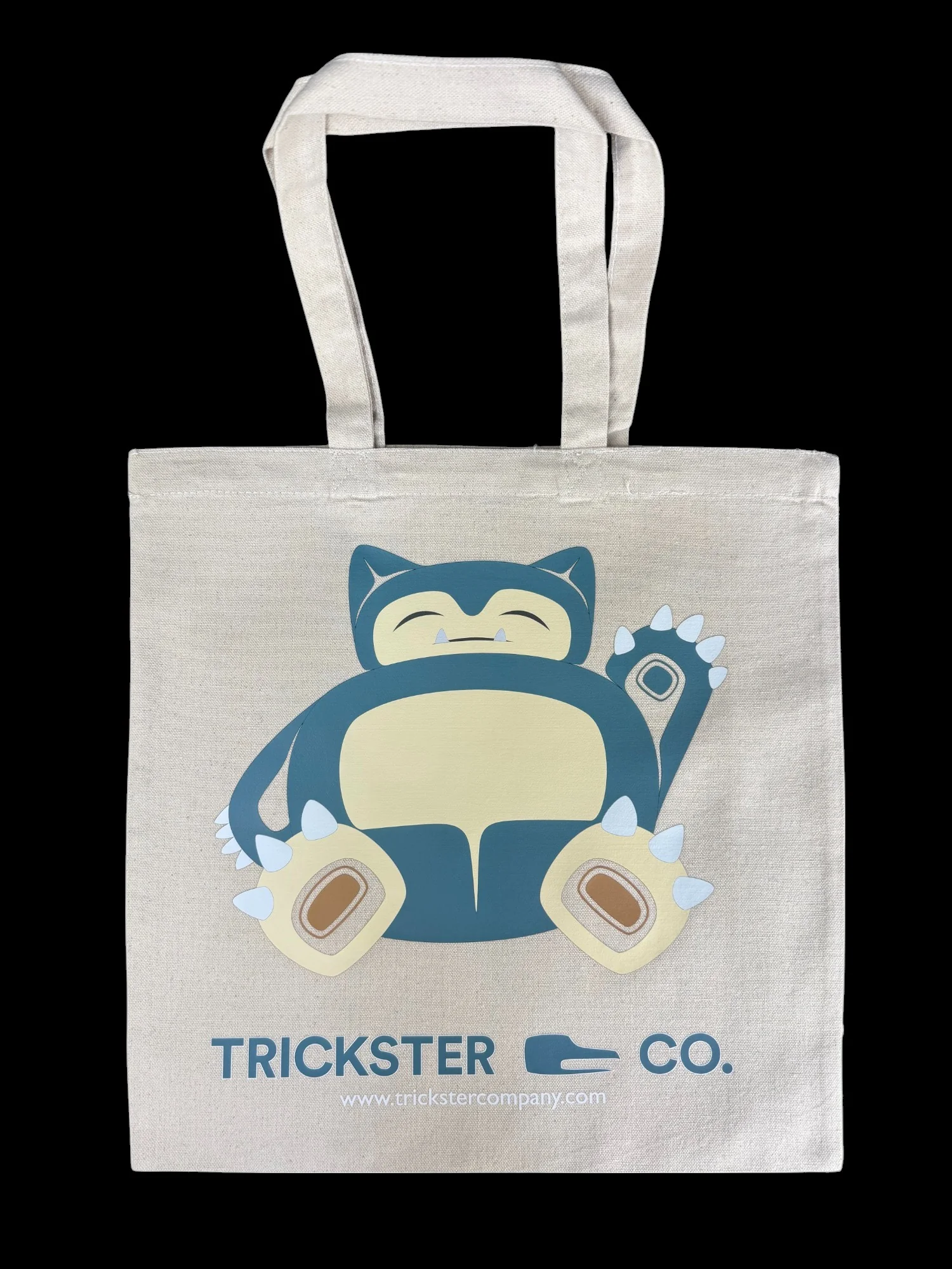 Geeks Canvas Tote Bags (Printed in Alaska!) NEW GEEK TOTES: EEVEE, SQUIRTLE AND SOOT SPRITES! - Image 6