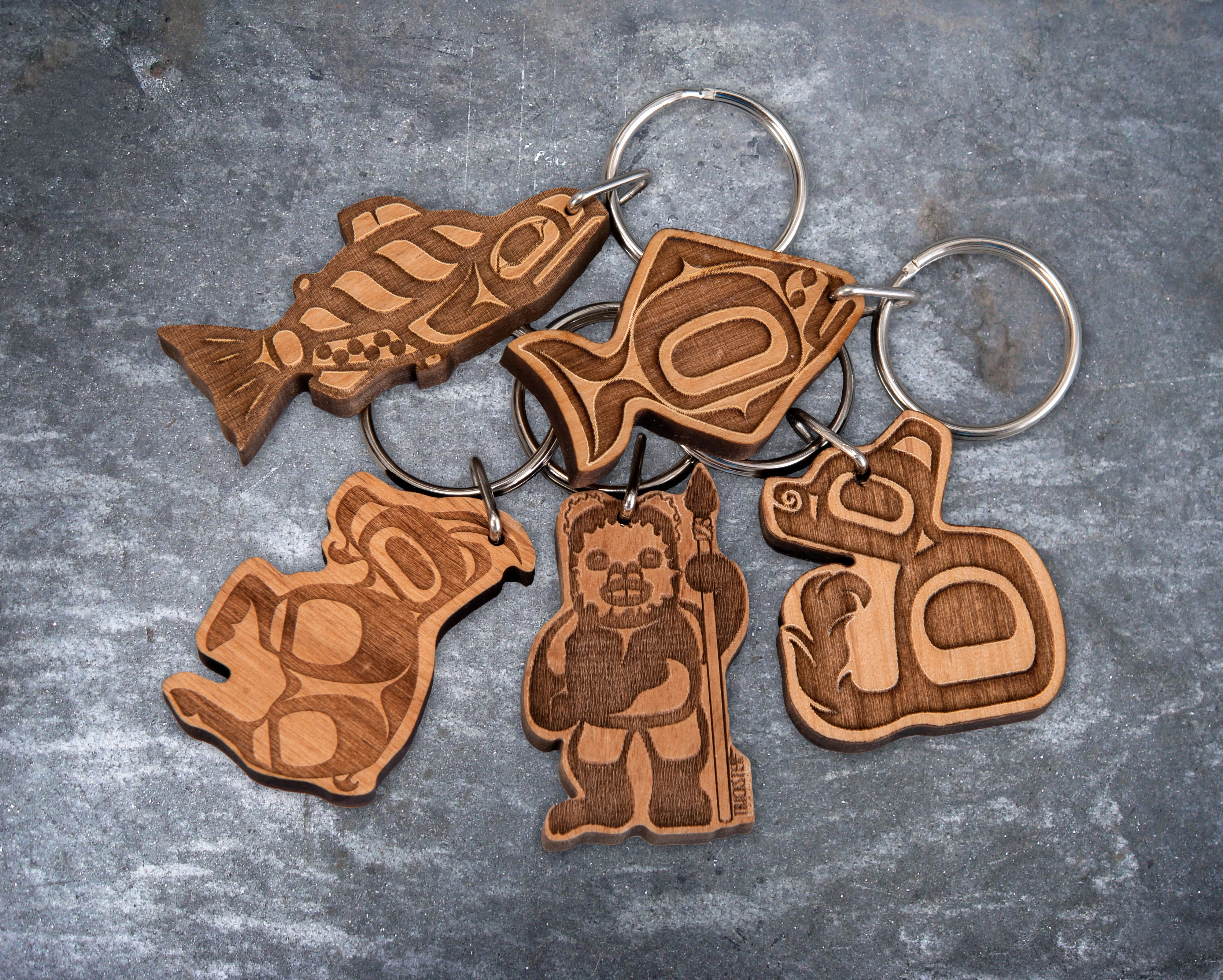 Laser Cut Keychain - Assorted Styles