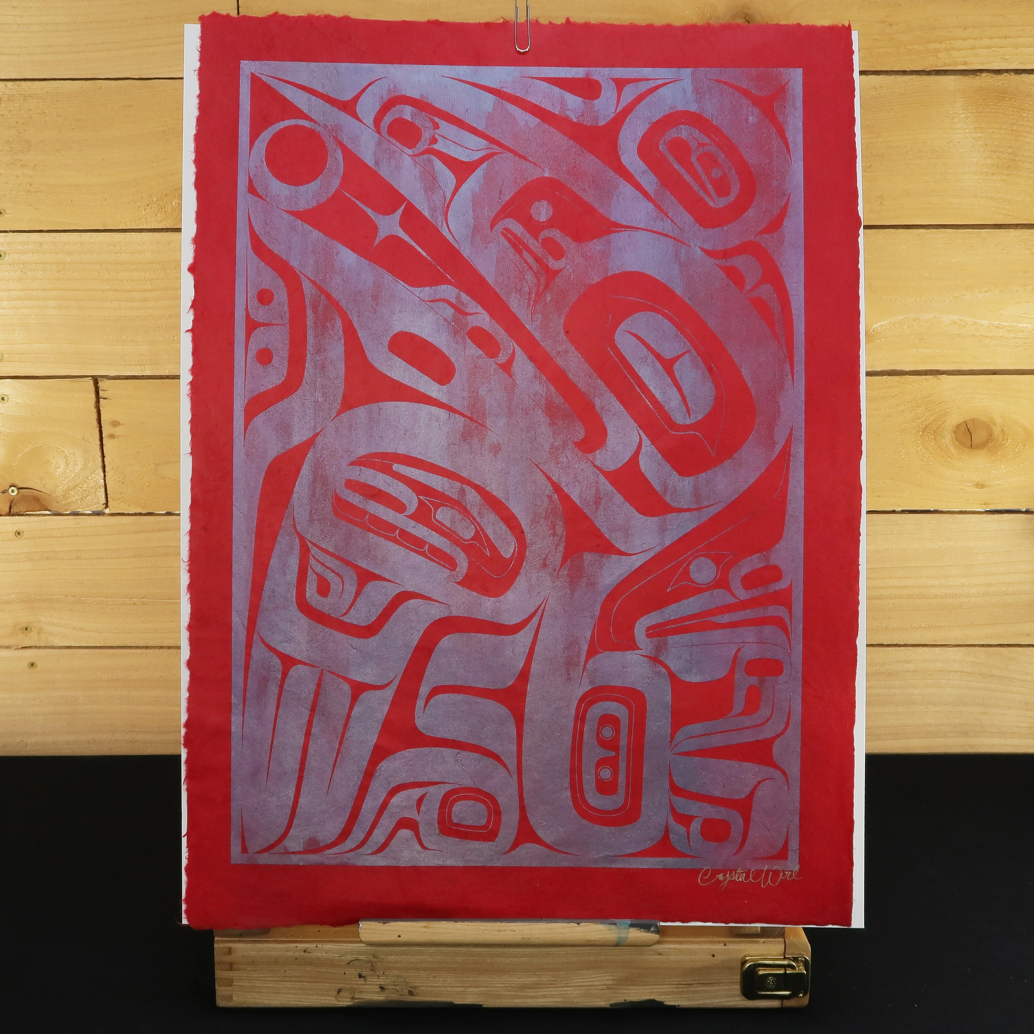 Raven Moon & Stars Silkscreen Prints - Image 3